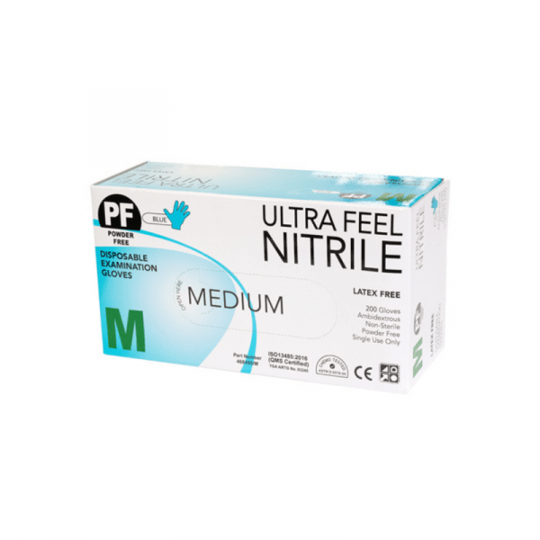 Ultra Feel Medical Nitrile Examination Gloves – 200 Pack (Carton)