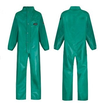 Chemmaster Green Reusable  PVC Coverall