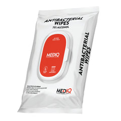 Med IQ Antibacterial Isopropyl Alcohol Wipes 80 Pack