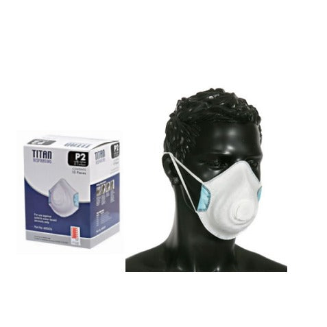 Steel Drill Titan P2 Valved Disposable Respirator With Carbon Box of 10
