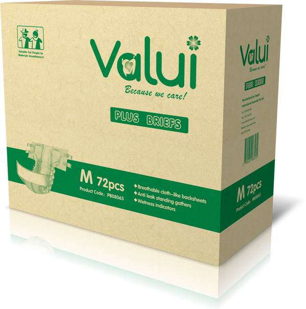 Valui Plus Briefs Day/Night (6 Packs/72pcs)