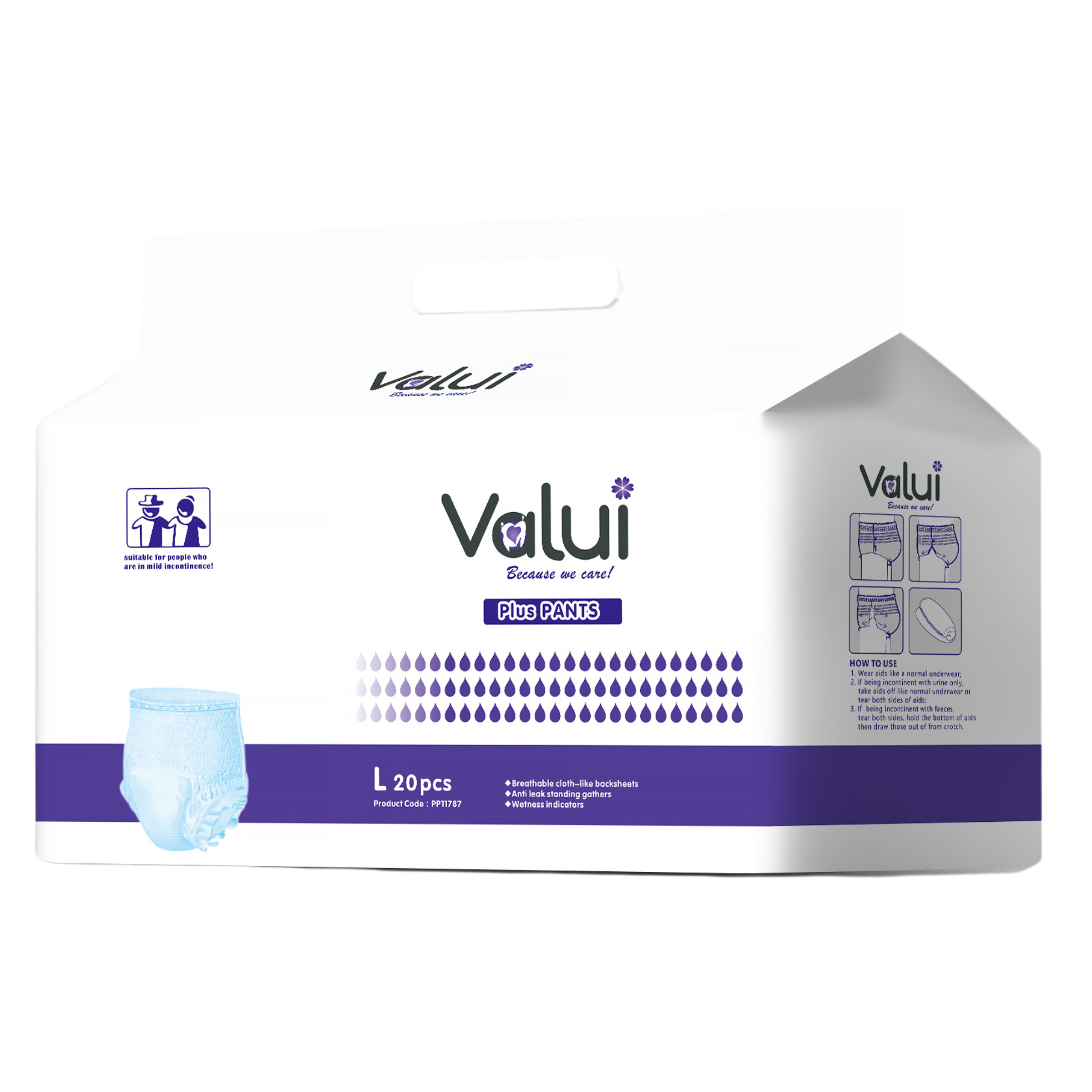 Valui Plus Pull Up Pants Day (Carton)