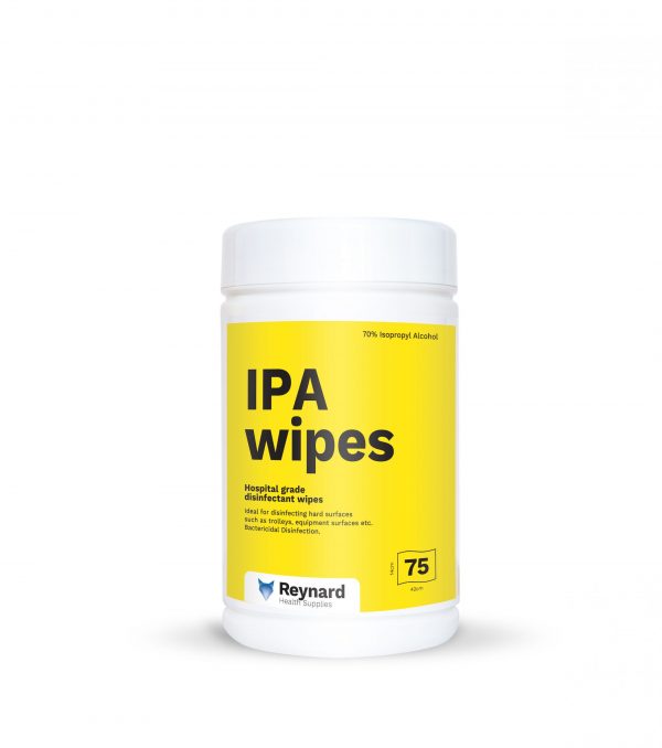 IPA Surface Disinfection Wipes – 75 Pack