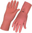 Ultra Touch Silverlined Pink Rubber Gloves