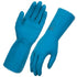 Ultra Touch Premium Silverlined Blue Rubber Gloves