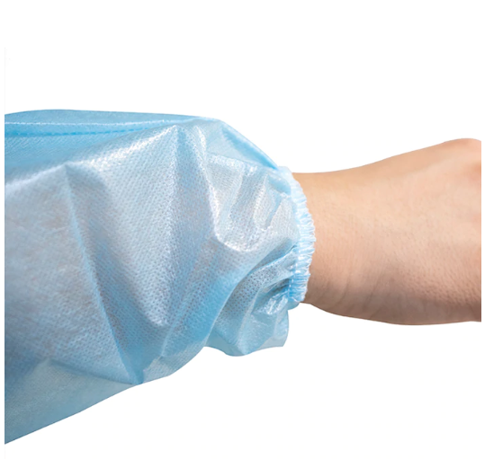 Werkomed Blue Disposable Isolation Gown - Elastic Cuff (Carton)