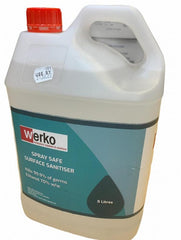 Surface Sanitiser Spray Disinfectant 5 Litre 70% Alcohol