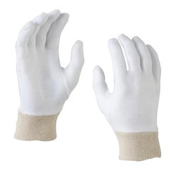 Interlock Cotton Knit Gloves Knit Wrist - 12 Pairs