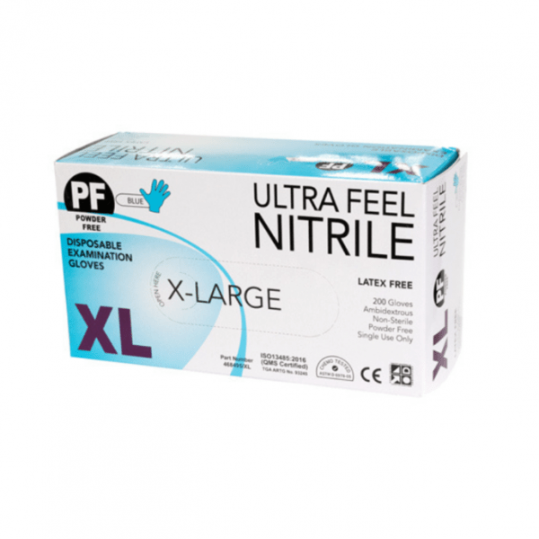 Ultra Feel Medical Nitrile Examination Gloves – 200 Pack