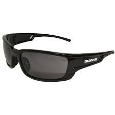 Denver Safety Glasses Black Frame EDE307 (12 Pack)