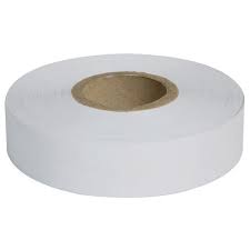 Maxisafe White Flagging Tape 25mm x 100m Roll
