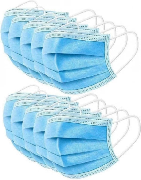 4x Ultra Health Surgical Face Mask Anti Fog 50 Pack Earloops