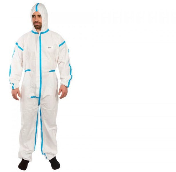Genuine High Calibre Advanced Micro-Porous Disposable Coveralls Type 4, 5 & 6 - Carton Of 50